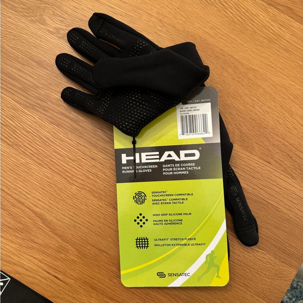 Head Sensatec Touchscreen running gloves